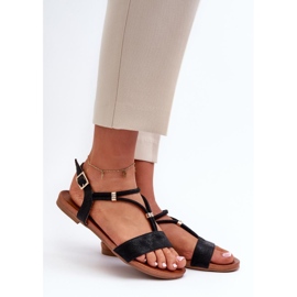 Step in style Sandales Modèle S.Barski KV27-010 Noir - Entrez avec style 1