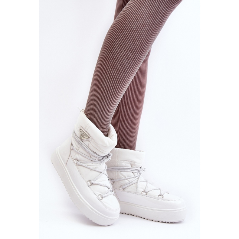 Step in style Bottes de neige Modèle Fleure NB606 Blanc - Entrez avec style 1