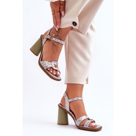 Step in style Sandales Modèle Maciejka 06029-24 Blanc/H=Vert - Entrez avec style blanche 2