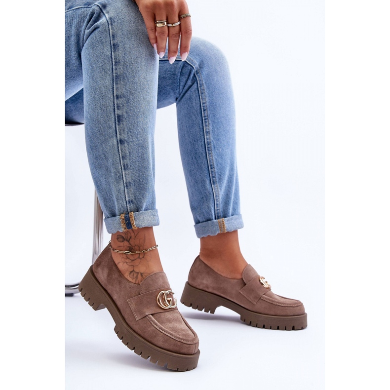 Step in style Chaussures Modèle Rosefalls 20153 Daim Beige Foncé - Entrez dans le style 2