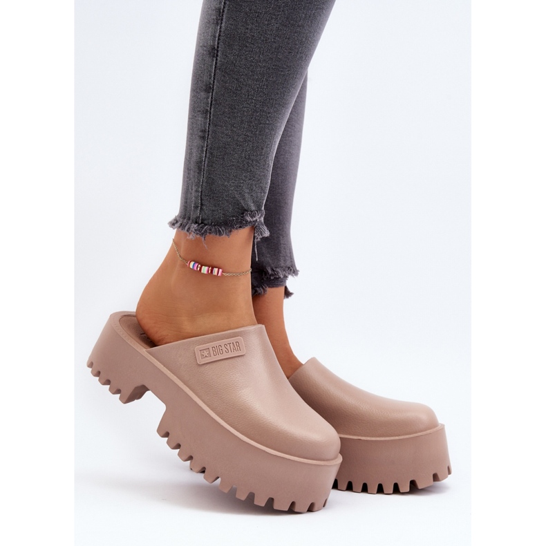 Step in style Sandale Tongs Modèle Big Star NN274016 Beige - Entrez dans le style 1