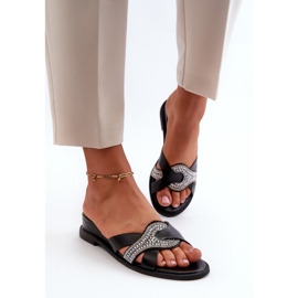 Step in style Sandale Tongs Modèle Asysa WD182 Noir - Entrez avec style le noir 2