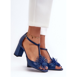 Step in style Sandales Modèle Laura Messi 2758 Navy - Entrez avec style 1