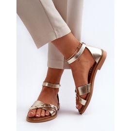 Step in style Sandales Modèle Zazoo 40378 Or - Entrez avec style jaune 2