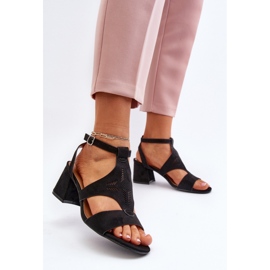 Step in style Sandales Modèle Eleriva N24-028 Noir - Entrez avec style le noir 2