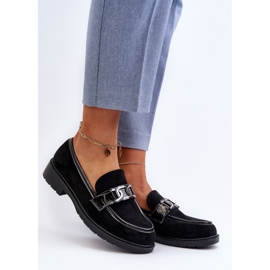 Step in style Mocassins Modèle S.Barski HY3350A Noir - Entrez avec style le noir 1