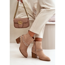 Step in style Bottes Modèle Hanalen NS356 Beige - Entrez avec style 3