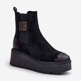 Step in style Bottines Chelsea Modèle Vinceza 58339 Noir - Entrez avec style le noir 2