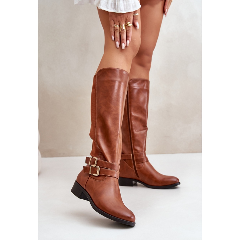 Step in style Bottes Modèle Lotina CHC316 Camel - Entrez avec style brun 1
