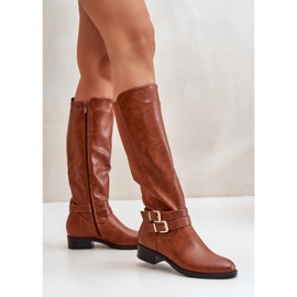 Step in style Bottes Modèle Lotina CHC316 Camel - Entrez avec style brun 3