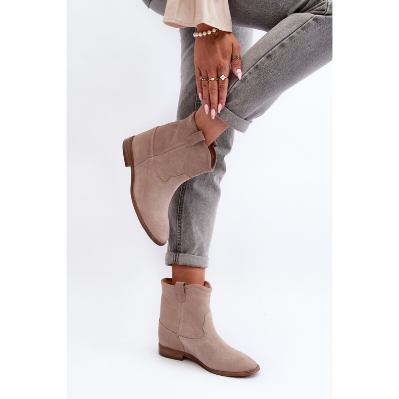 Step in style Bottes Modèle Zazoo 2326/024 Beige Daim - Entrez avec style 2