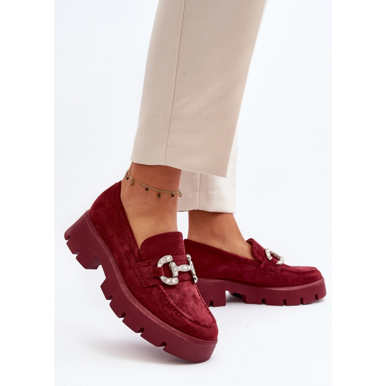 Step in style Mocassins Modèle Ellise G422 Bordo - Entrez avec style rouge 2