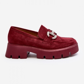 Step in style Mocassins Modèle Ellise G422 Bordo - Entrez avec style rouge 3