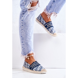 Step in style Espadrilles Modèle Warm Time NB358P Bleu - Entrez avec style 2