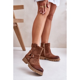 Step in style Bottes Modèle Lewski 3610 Marron Daim - Entrez avec style brun 1