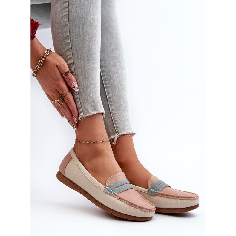 Step in style Mocassins Modèle Vikitara 833957 Rose - Entrez avec style 1