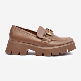 Step in style Chaussures Modèle Peuria 2644-3 Cuir Kaki - Entrez avec style beige 3