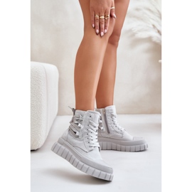 Step in style Baskets Modèle Zaidria EV-337 Gris - Entrez avec style 1