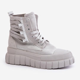 Step in style Baskets Modèle Zaidria EV-337 Gris - Entrez avec style 2