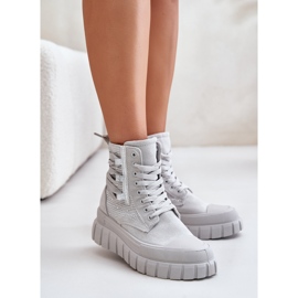 Step in style Baskets Modèle Zaidria EV-337 Gris - Entrez avec style 3