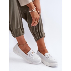 Step in style Mocassins Modèle S.Barski LR720 Blanc - Entrez avec style blanche 2
