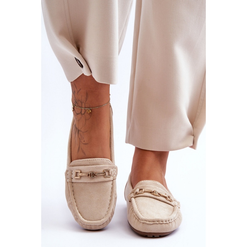 Step in style Mocassins Modèle Corinell FT247 Beige - Entrez avec style 1