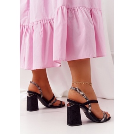 Step in style Sandales Modèle S.Barski LJ432-1 Noir - Entrez avec style le noir 2