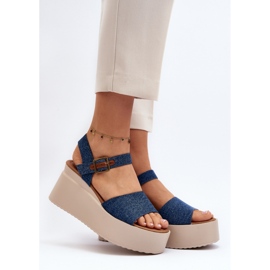 Step in style Sandales Modèle Geferia PS18 Jenas - Entrez avec style bleu 1