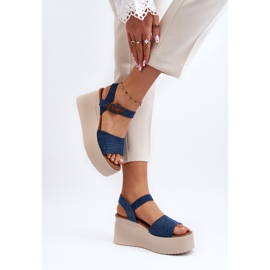 Step in style Sandales Modèle Geferia PS18 Jenas - Entrez avec style bleu 2