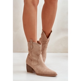Step in style Bottes Modèle Narinae CHC359 Beige - Entrez avec style 2