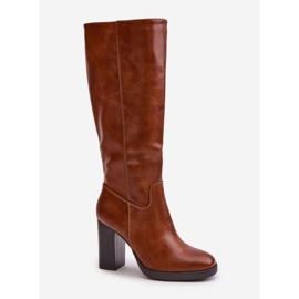 Step in style Bottes Modèle Riamaya CHC295 Camel - Entrez avec style brun 2
