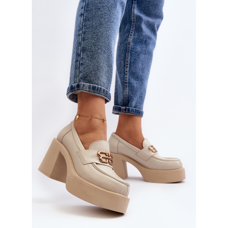 Step in style Chaussures Modèle Zazoo 20170 Beige Clair - Entrez avec style 2