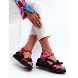 Step in style Sandales Modèle Da CR956 Fuchsia - Entrez avec style rose 2