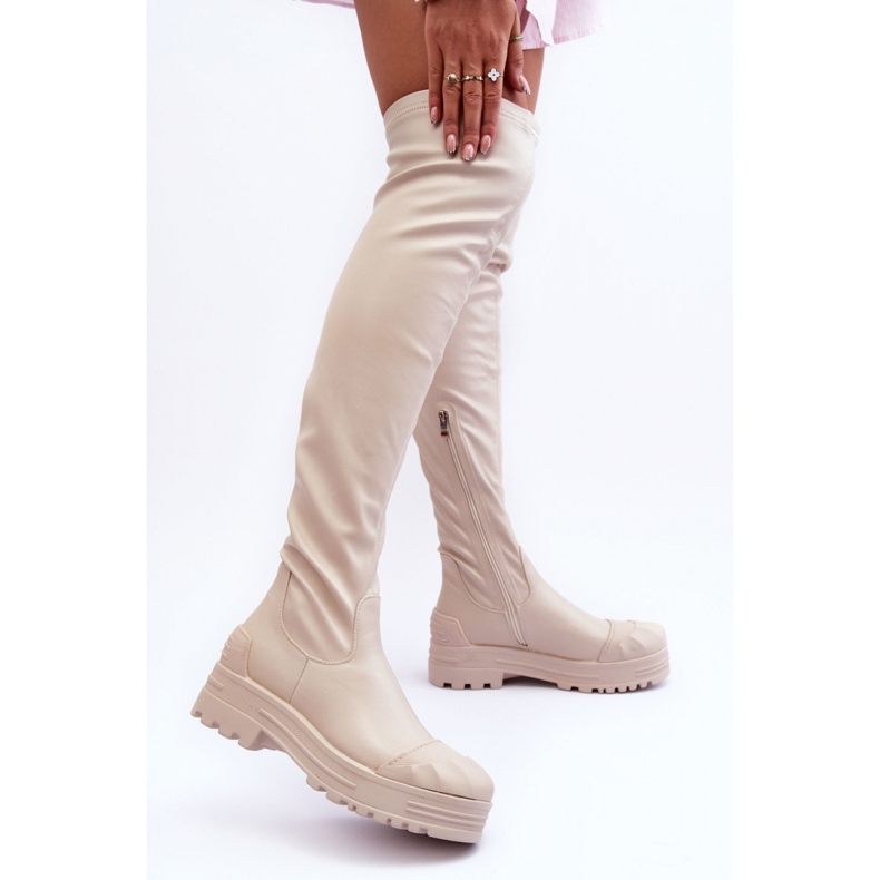 Step in style Bottes Modèle Dudesa 15863 Beige - Entrez avec style 2