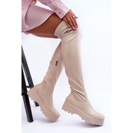 Step in style Bottes Modèle Dudesa 15863 Beige - Entrez avec style 3