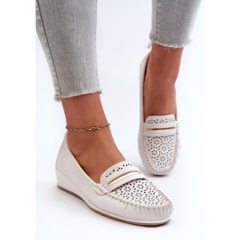 Step in style Mocassins Modèle Nassnema 833959 Blanc - Entrez avec style blanche 2