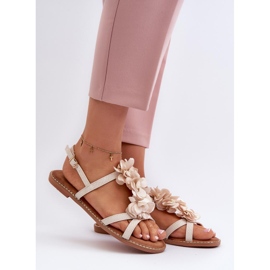 Step in style Sandales Modèle Abidina JL85 Beige - Entrez avec style 1