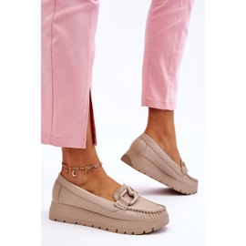 Step in style Mocassins Modèle Desmond 10141 Beige - Entrez avec style 1