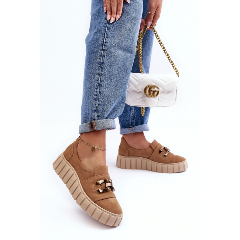 Step in style Chaussures Modèle Lewski 3398 Beige Foncé - Entrez avec style 1