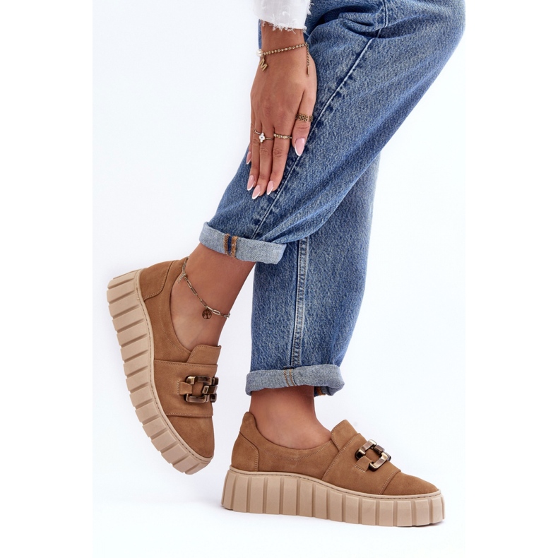 Step in style Chaussures Modèle Lewski 3398 Beige Foncé - Entrez avec style 2