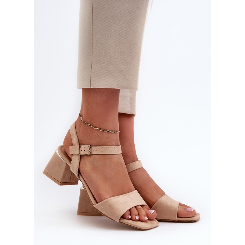 Step in style Sandales Modèle Leisha LT33-10 Beige - Entrez avec style 1