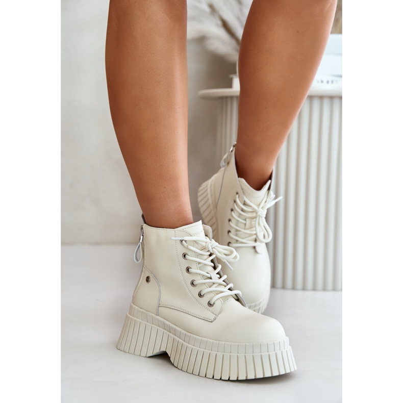 Step in style Trappers Modèle Goe OO2N4127Beige Clair - Entrez dans le style 1