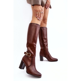Step in style Bottes Modèle Sendilia KZ103 Marron - Entrez avec style brun 1