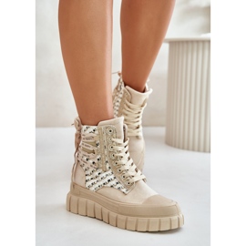 Step in style Baskets Modèle Kernia EV-335 Beige Clair - Entrez avec style 2