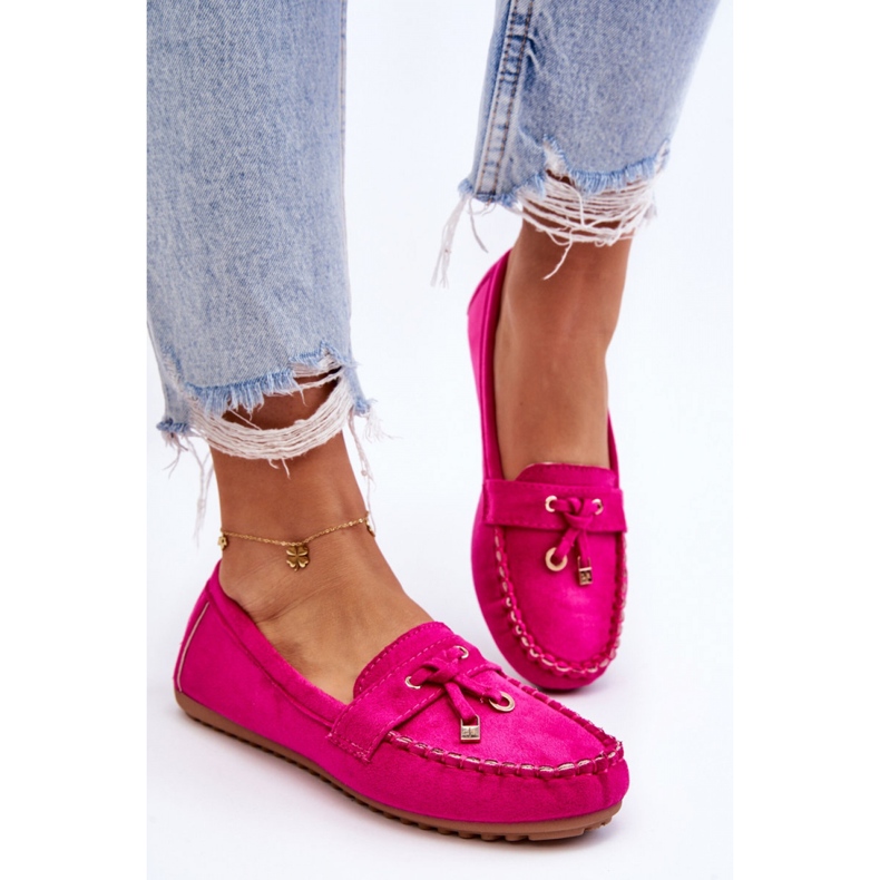 Mocassins Modèle Good Time ZA28P Fuchsia - Step in style rose 1