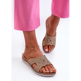 Step in style Sandale Tongs Modèle Inblu BV000037 Beige - Entrez avec style 2