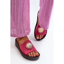 Step in style Sandale Tongs Modèle Zazoo 2920 Fuchsia - Entrez avec style rose 2
