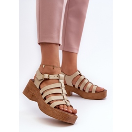Step in style Sandales Modèle Zazoo 40410 Beige - Entrez avec style 1