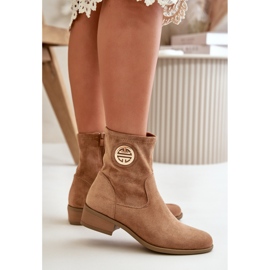 Step in style Bottes Modèle Lerioria ASA198-28 Beige - Entrez avec style 2