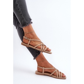 Step in style Sandales Modèle Big Star NN274012 Beige - Entrez avec style 1